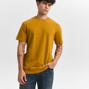 Camiseta  slim fit Redondo Mostaza